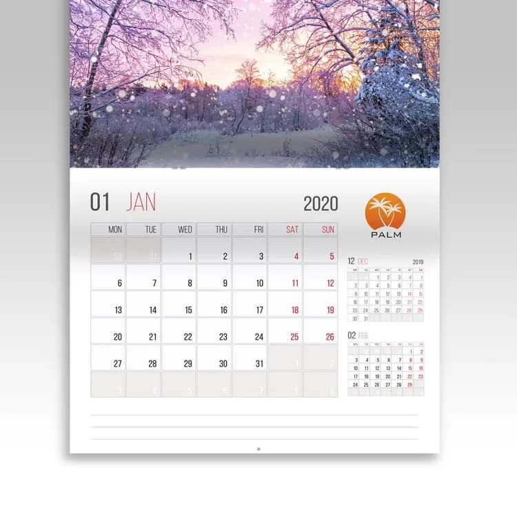 11x8.5 Calendars — product view 1
