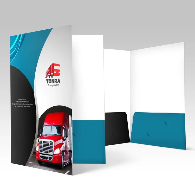 9x12 Presentation Folder — illustrative concept