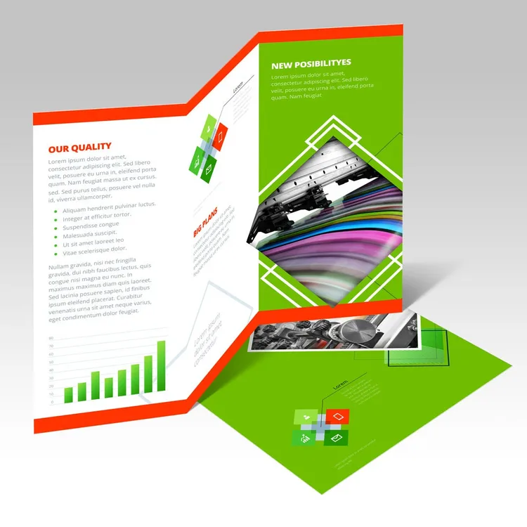 All Inclusive Flyers Brochures — illustrative concept