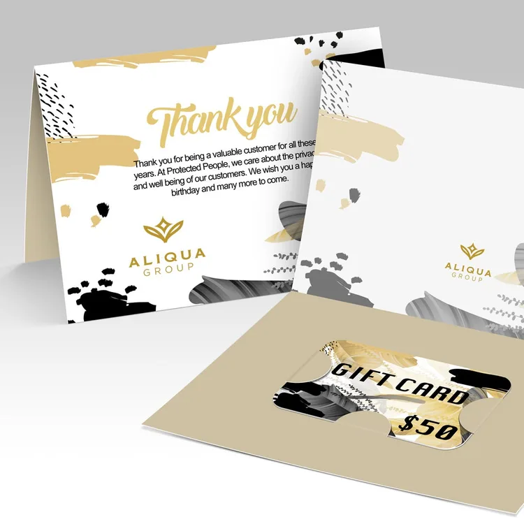 Cards with Gift Card Holder (Slits) Greeting Cards — product view 1