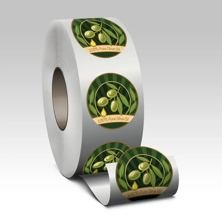 Circle Roll Labels — illustrative concept