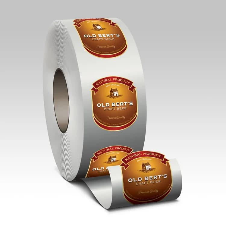 Custom Roll Labels — illustrative concept