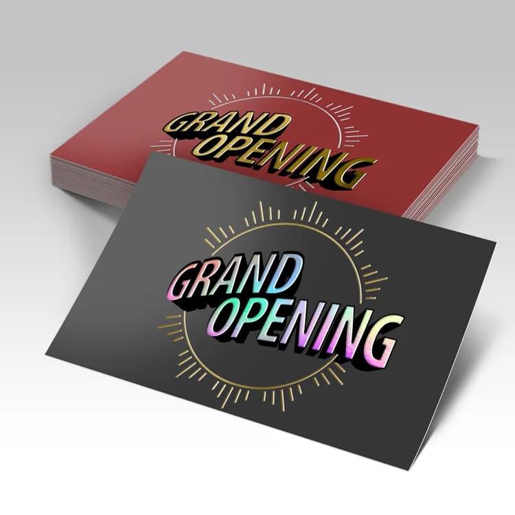 Dual Raised Postcards — product view 1