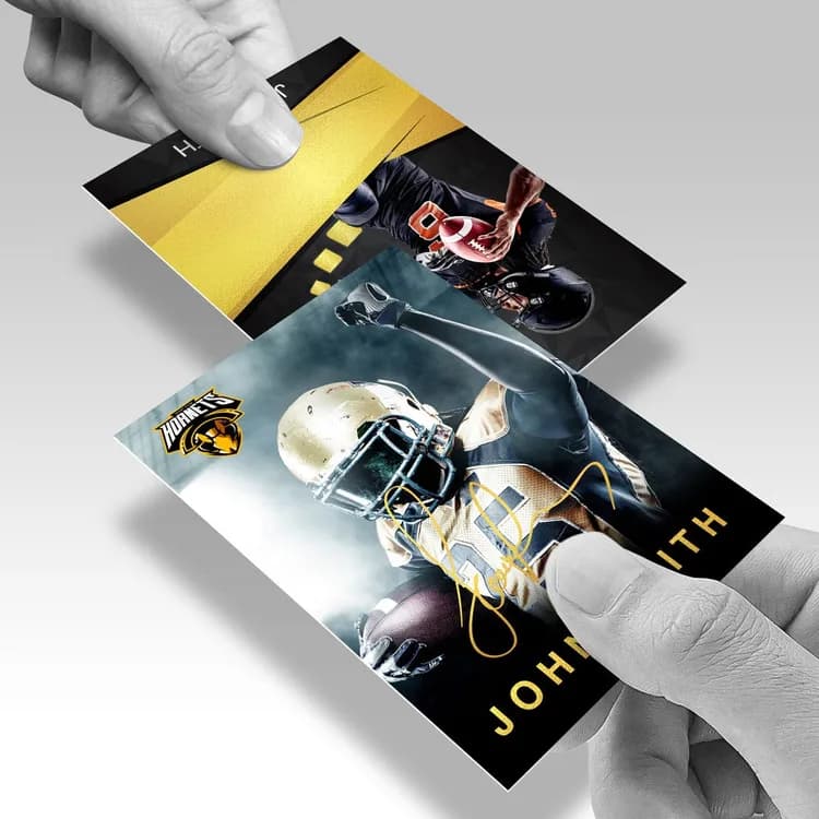 Foil Worx Trading Cards — illustrative concept