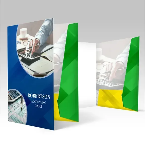 Glue Less 9x12 Presentation Folder — product view 1