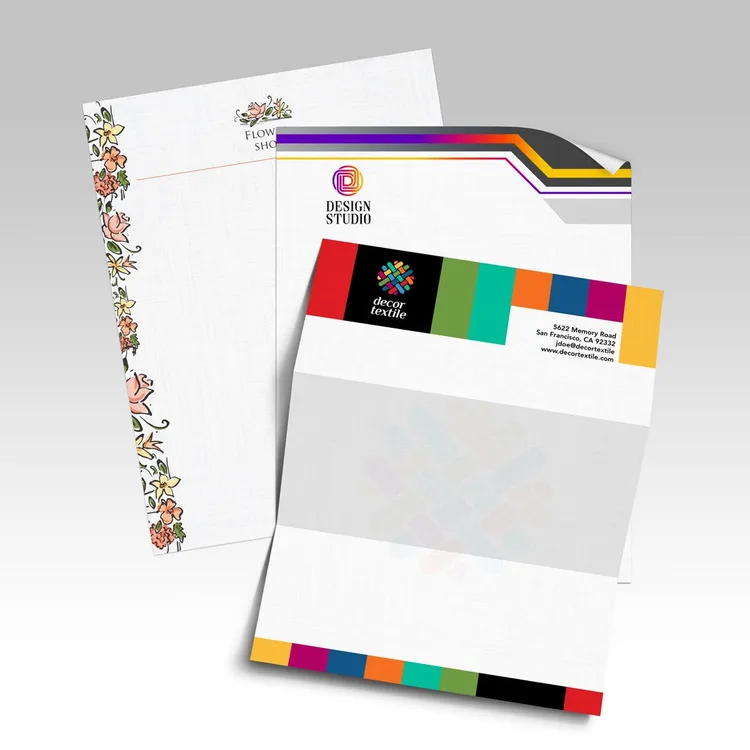 Linen Uncoated Letterheads — illustrative concept