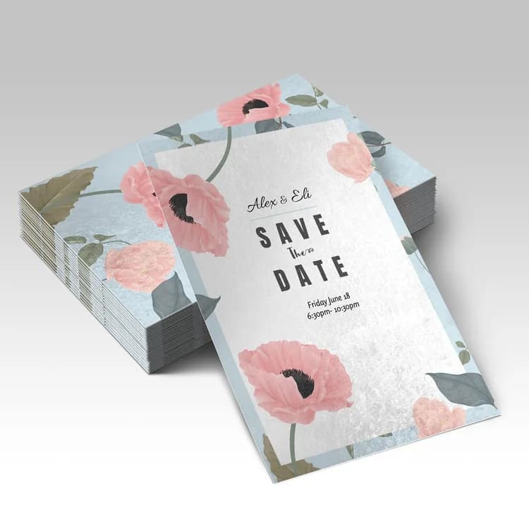 Pearl Announcement Cards — illustrative concept