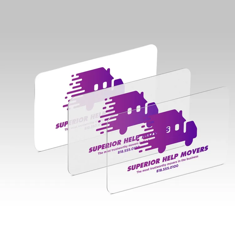 Plastic Business Cards — product view 1