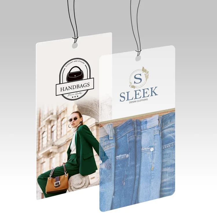 Plastic Hang Tags — product view 1