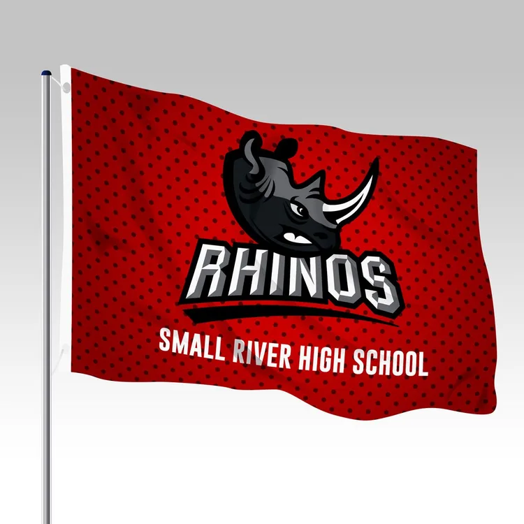 Single Sided Pole Flags — product view 1