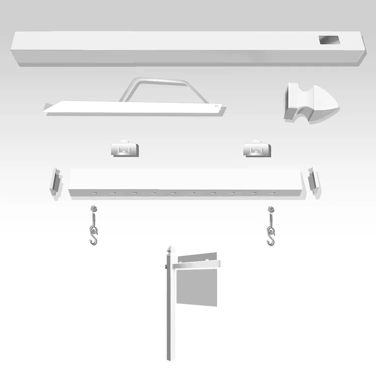 Real Estate Post Hardware — product view 1