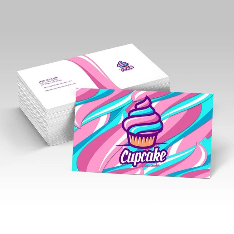 Silk Business Cards — illustrative concept