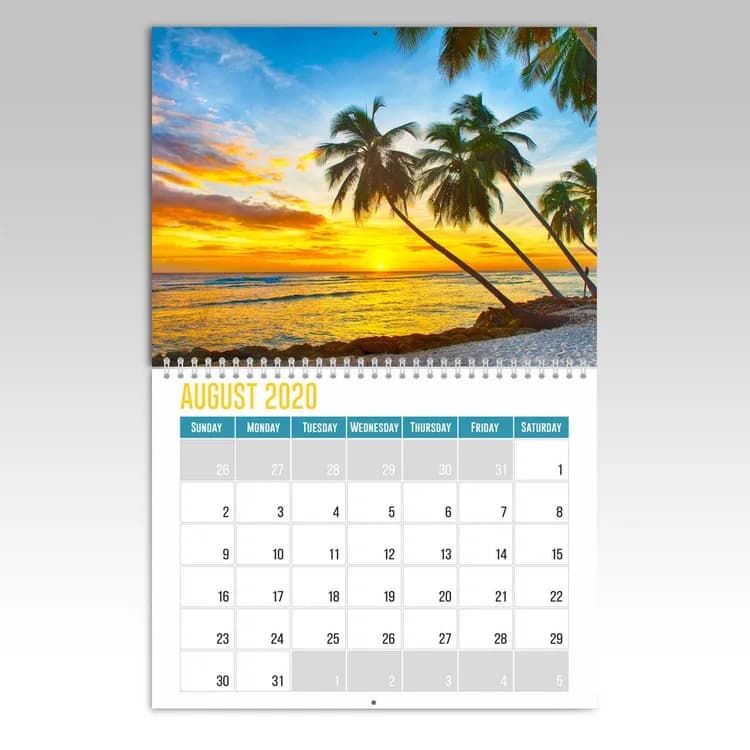 Spiral Bind Calendars — illustrative concept