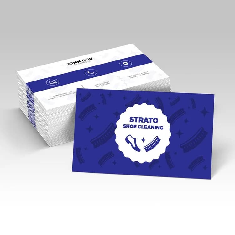 Suede Business Cards — illustrative concept