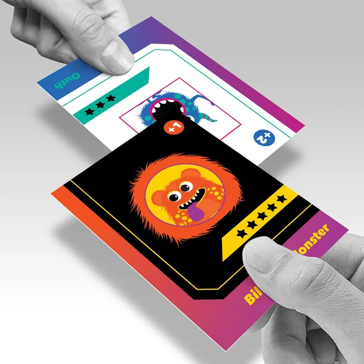 Suede Trading Cards — illustrative concept