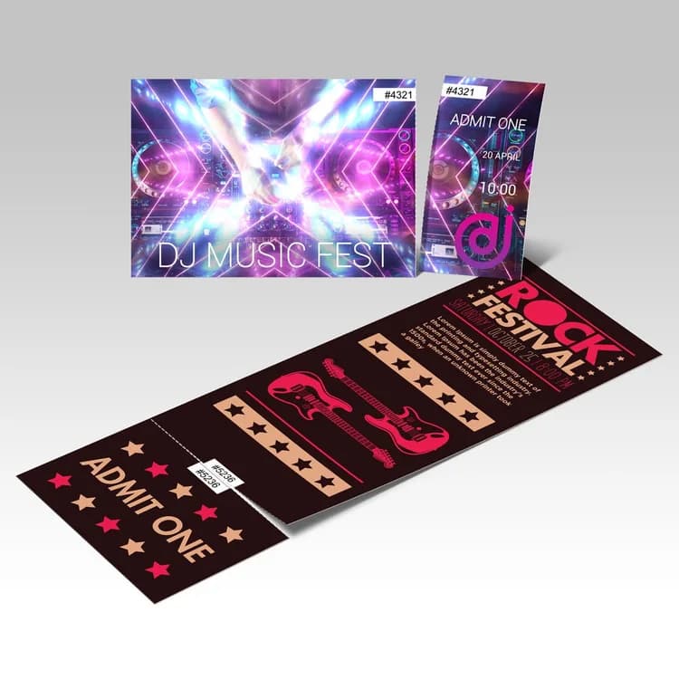 Variable Numbering Event Tickets — product view 1