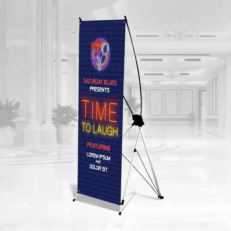 X-Style Collapsible Banner Stands — product view 1