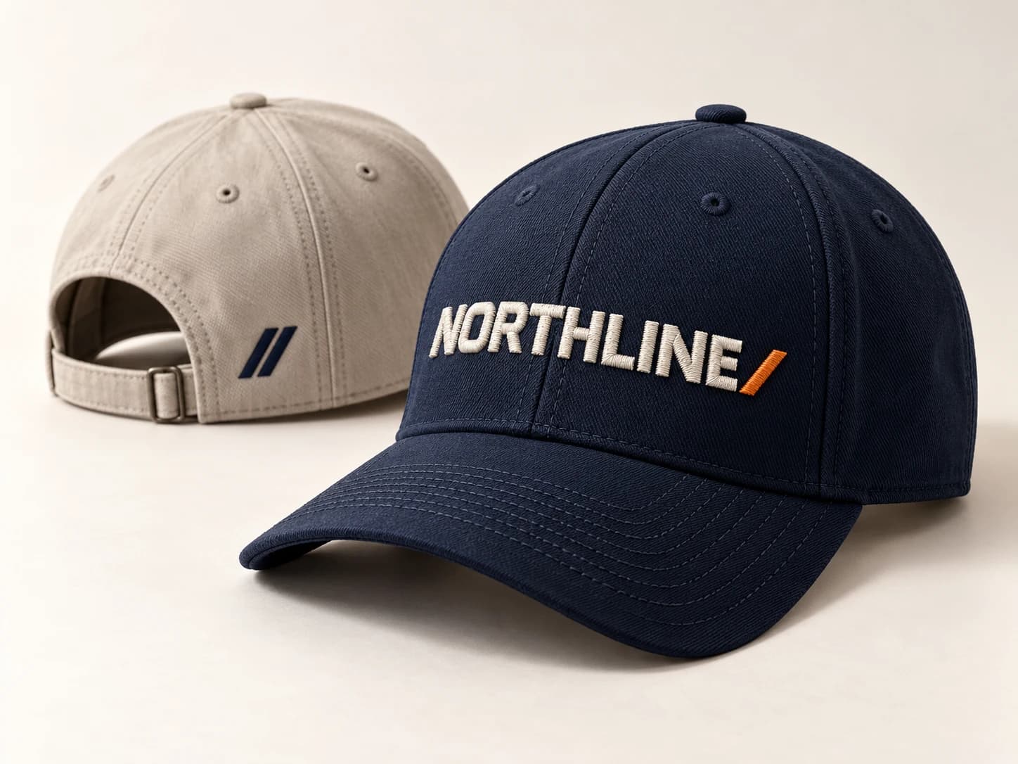 Embroidered Hats illustrative branded product concept