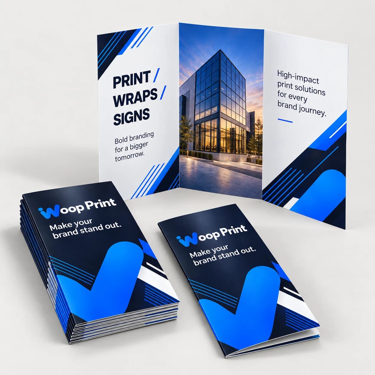 Direct Mail Flyers Brochures Coated — illustrative concept
