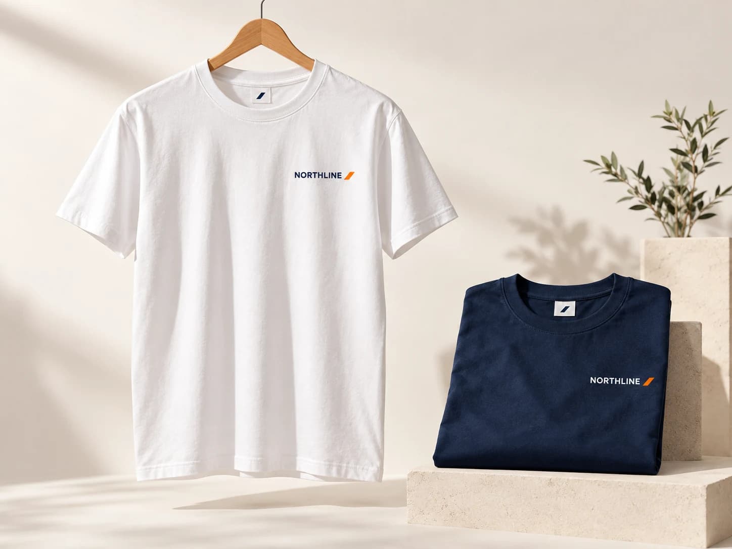 Custom T-Shirts illustrative branded product concept