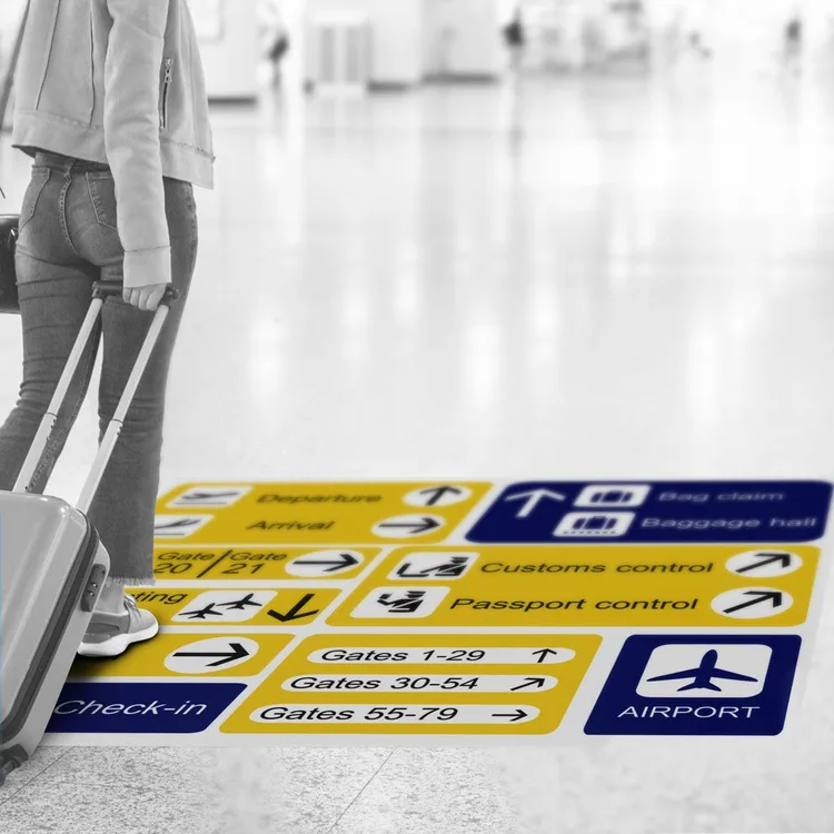 Aluminium Floor Graphics — product view 1