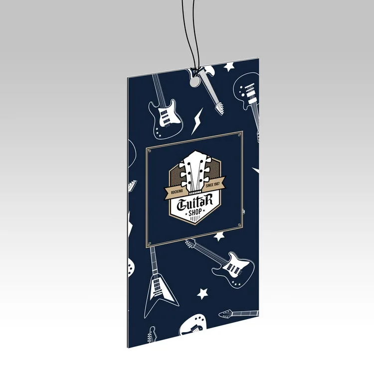 Black Edge Hang Tags — product view 1