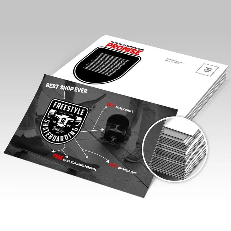 Black Edge Postcards — product view 1