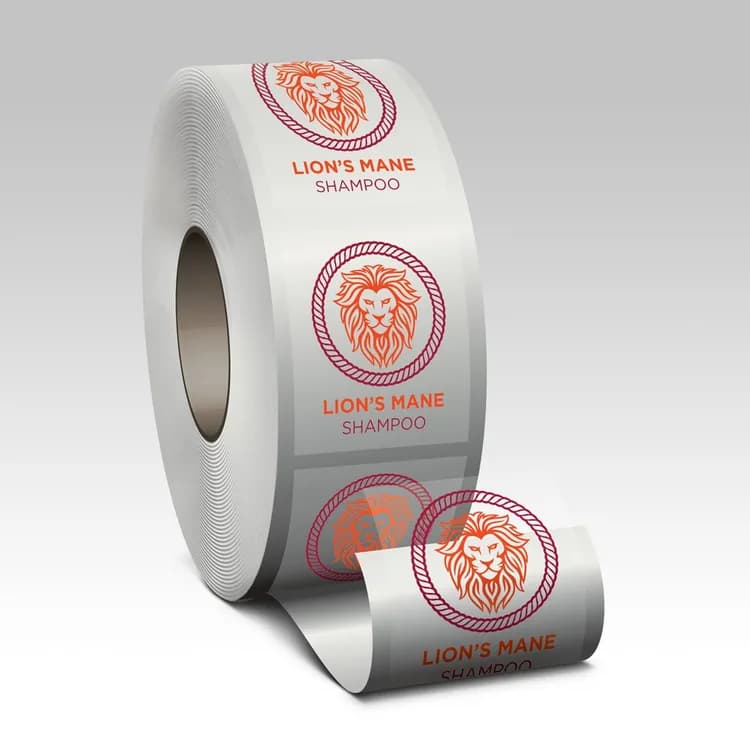 Clear BOPP Roll Labels — product view 1