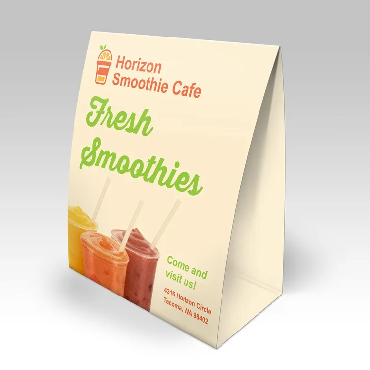 Natural Table Tents — product view 1