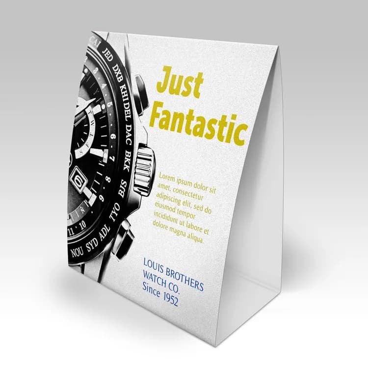 Pearl Table Tents — product view 1
